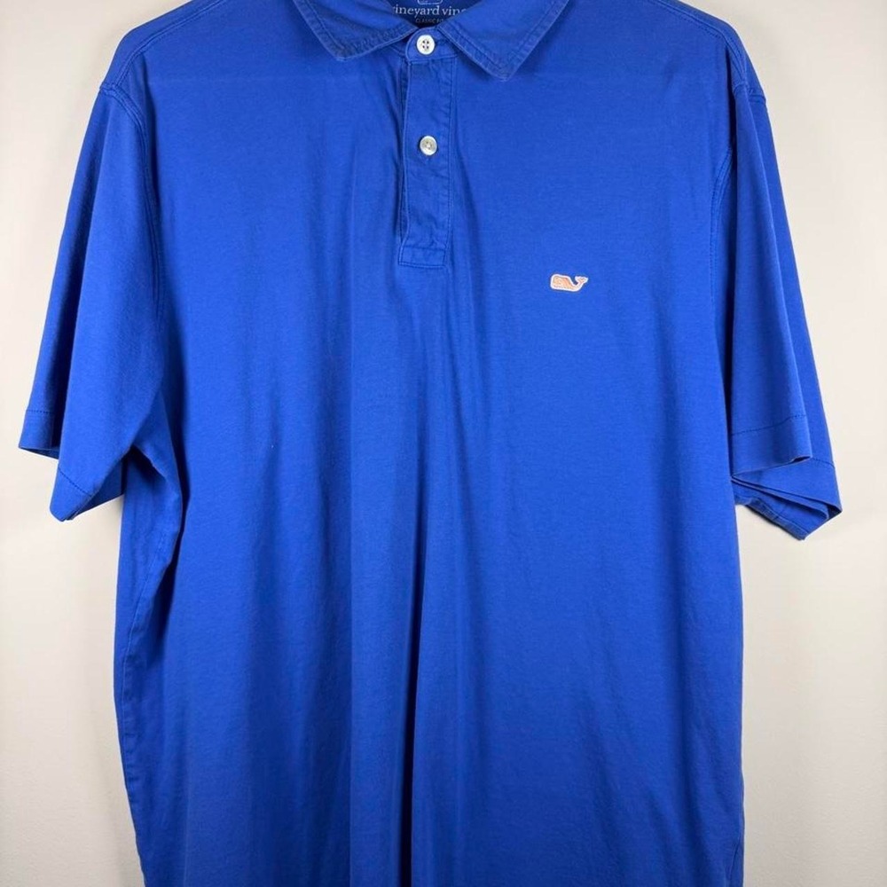 Vineyard Vines royal blue polo shirt Size M